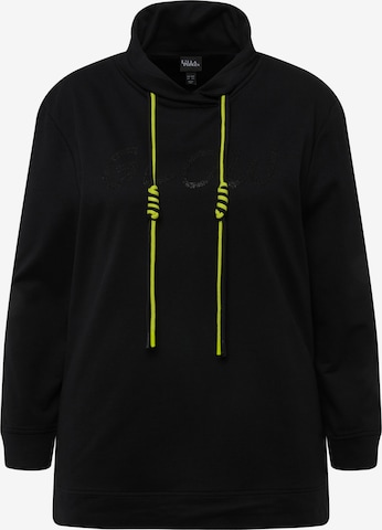 Ulla Popken Sweatshirt in Black: front