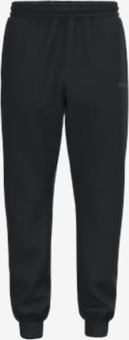 ERIMATapered Sportske hlače - crna boja: prednji dio