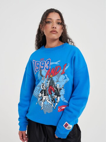 AND1 Mikina '1993 Dunk' – modrá: přední strana