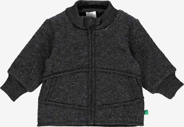 Fred's World by GREEN COTTON Fleecejacke 'Babyjacke' in Grau: predná strana