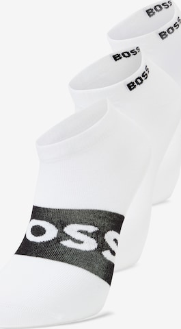 BOSS Socks in White: front