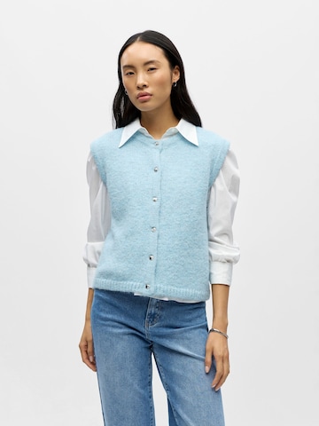 OBJECT Strikvest 'OBJSaggia' i blå: forside