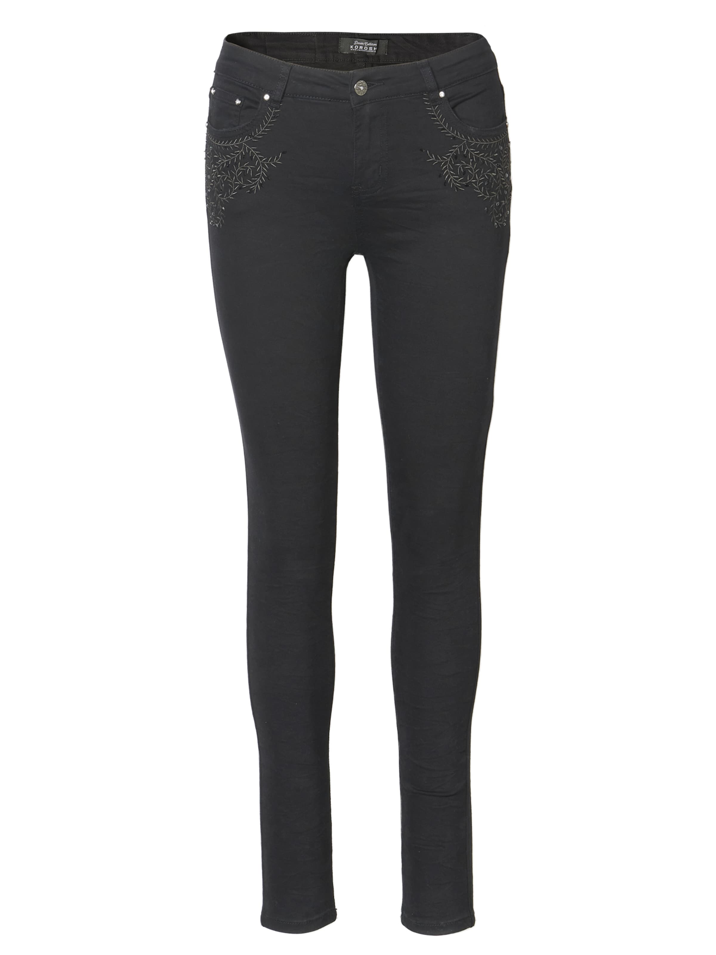 KOROSHI - regular Vaquero en negro: frente