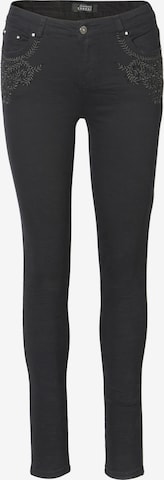 KOROSHI Regular Farkut värissä musta: etupuoli