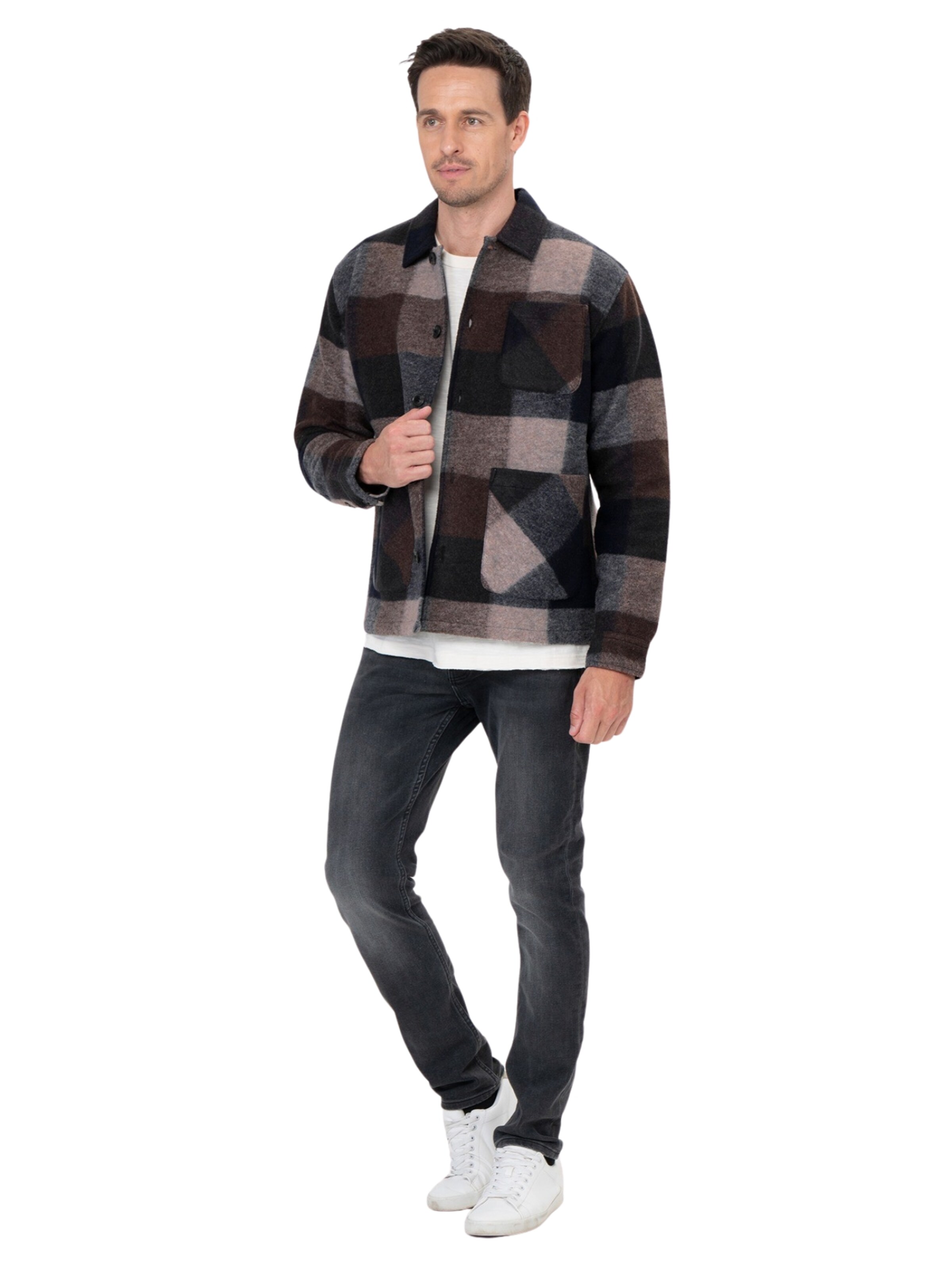 Key Largo Overgangsjakke 'LOCARNO' i blå: forside