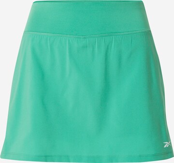 Jupe de sport Reebok en vert : devant