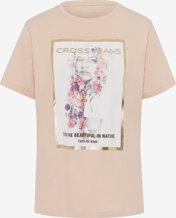 Cross Jeans Shirt ' 56014 ' in Beige: predná strana