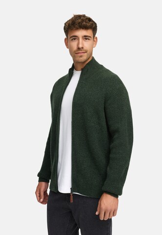 INDICODE JEANS Gebreid vest 'Peace' in Groen