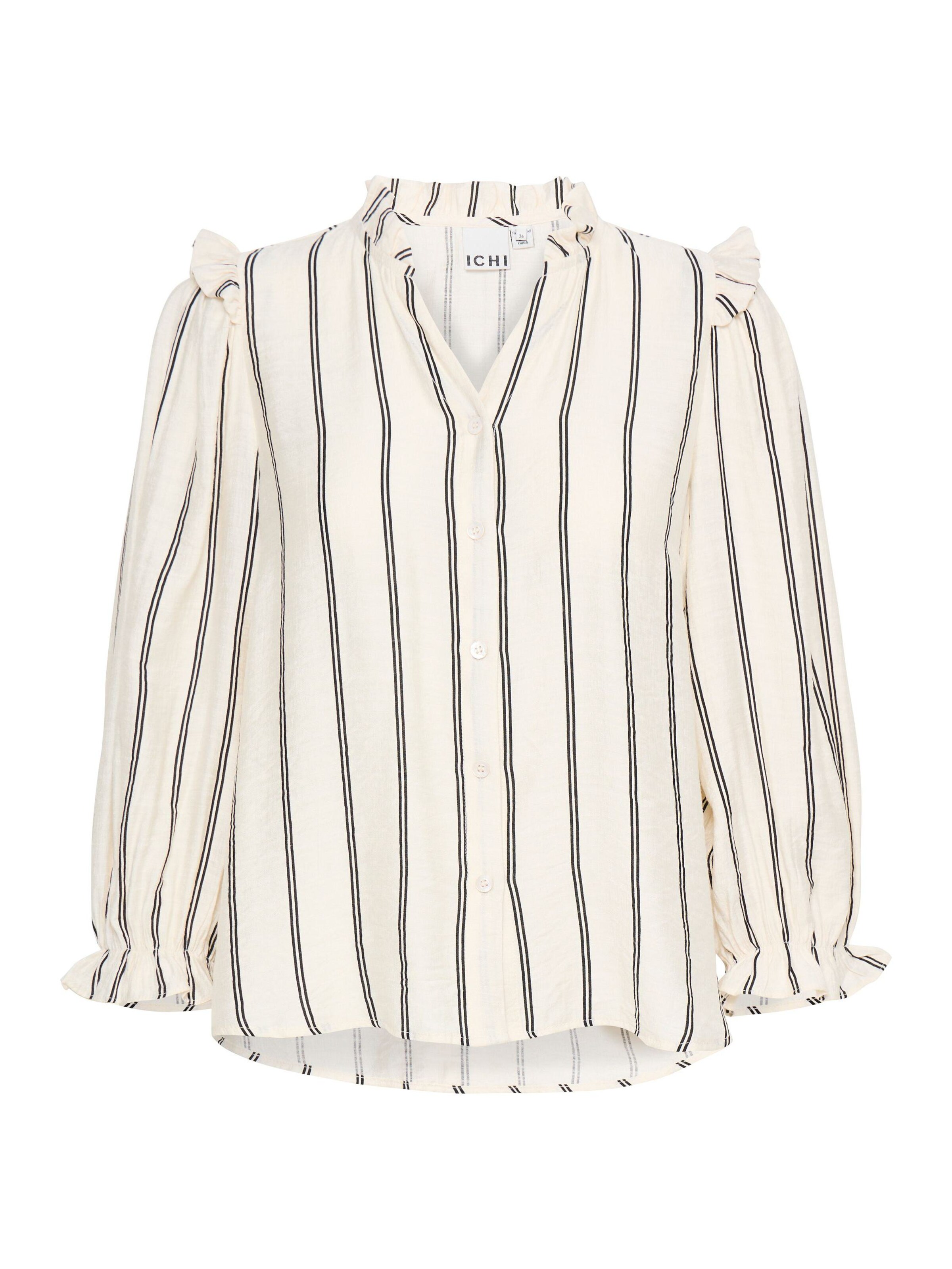 Chemisier ICHI en beige : devant