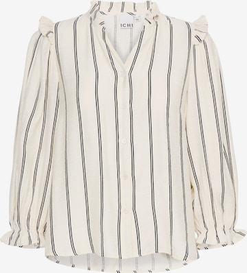 Chemisier ICHI en beige : devant