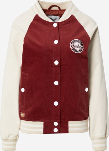Iriedaily Prehodna jakna | rdeča barva: sprednja stran