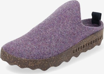 Asportuguesas Slippers in Purple: front