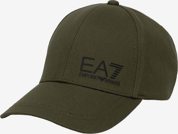 EA7 Emporio Armani - Gorra en verde: frente