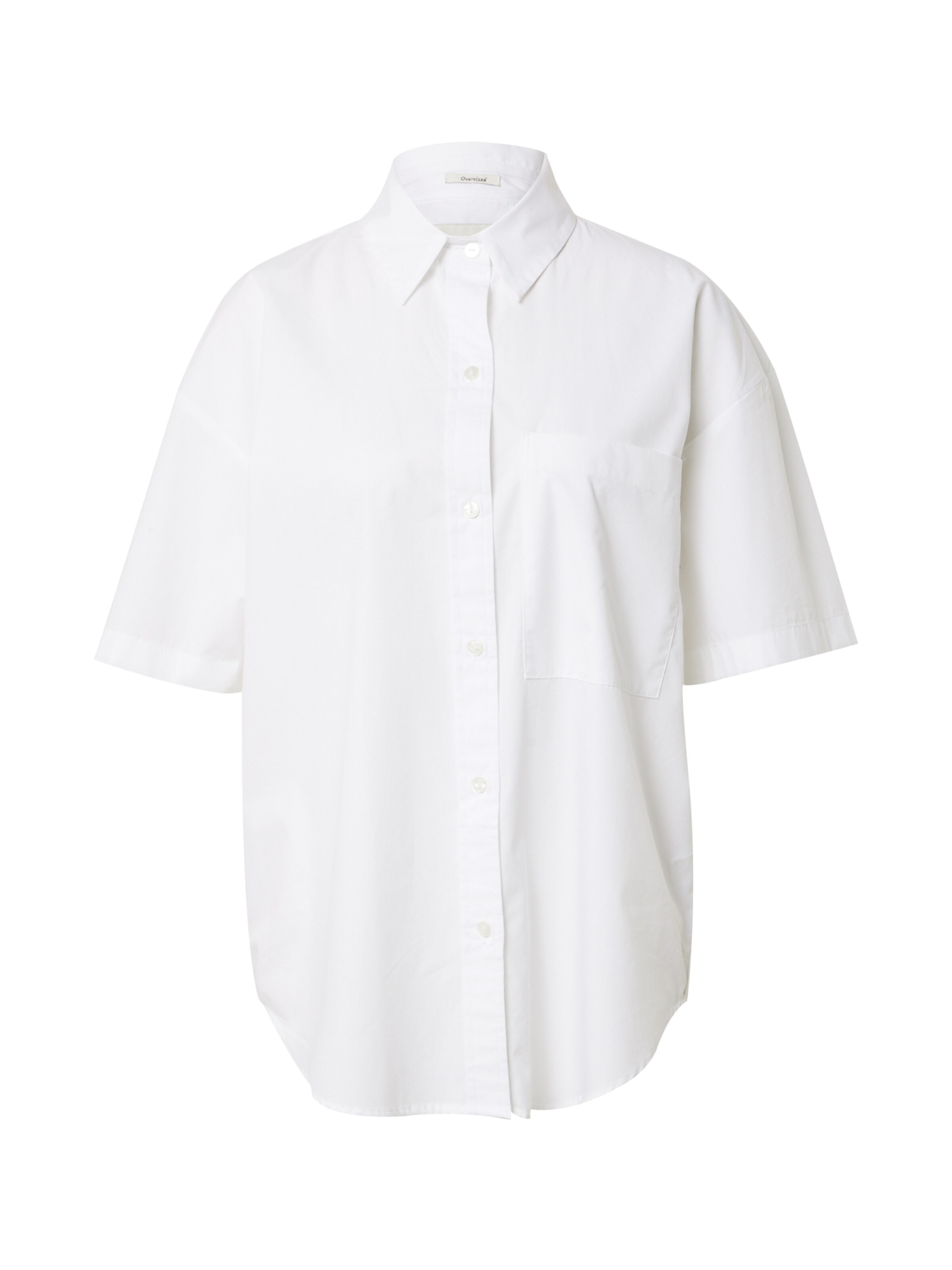 Abercrombie & Fitch Bluse in Weiß: Vorderseite