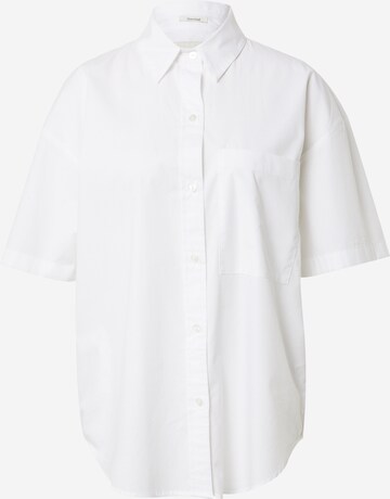 Abercrombie & Fitch Bluse i hvid: forside