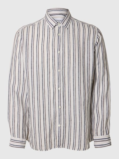 SELECTED HOMME Hemd in sand / nachtblau / anthrazit / weiß, Produktansicht