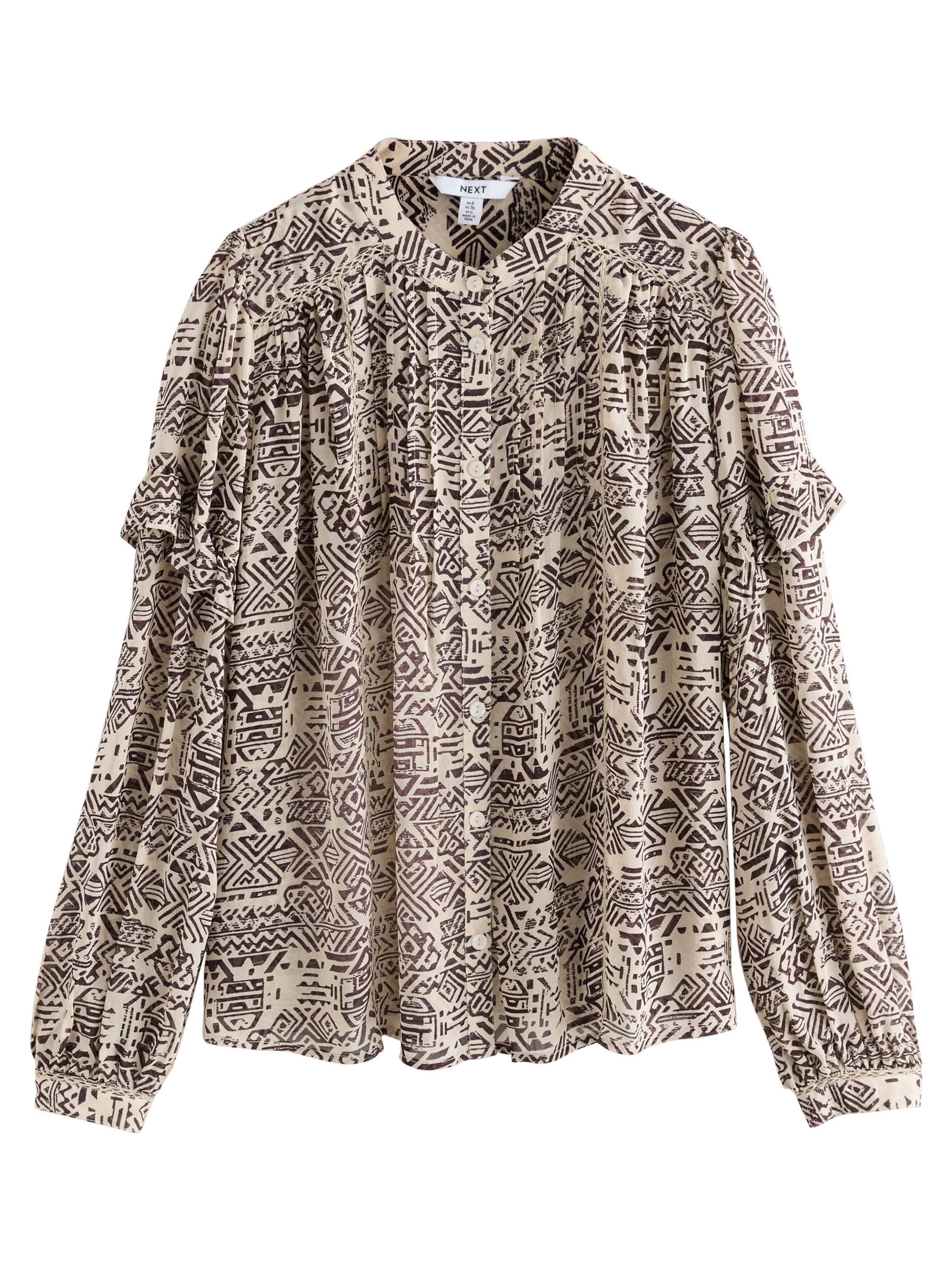 Next Blouse in Brown: front