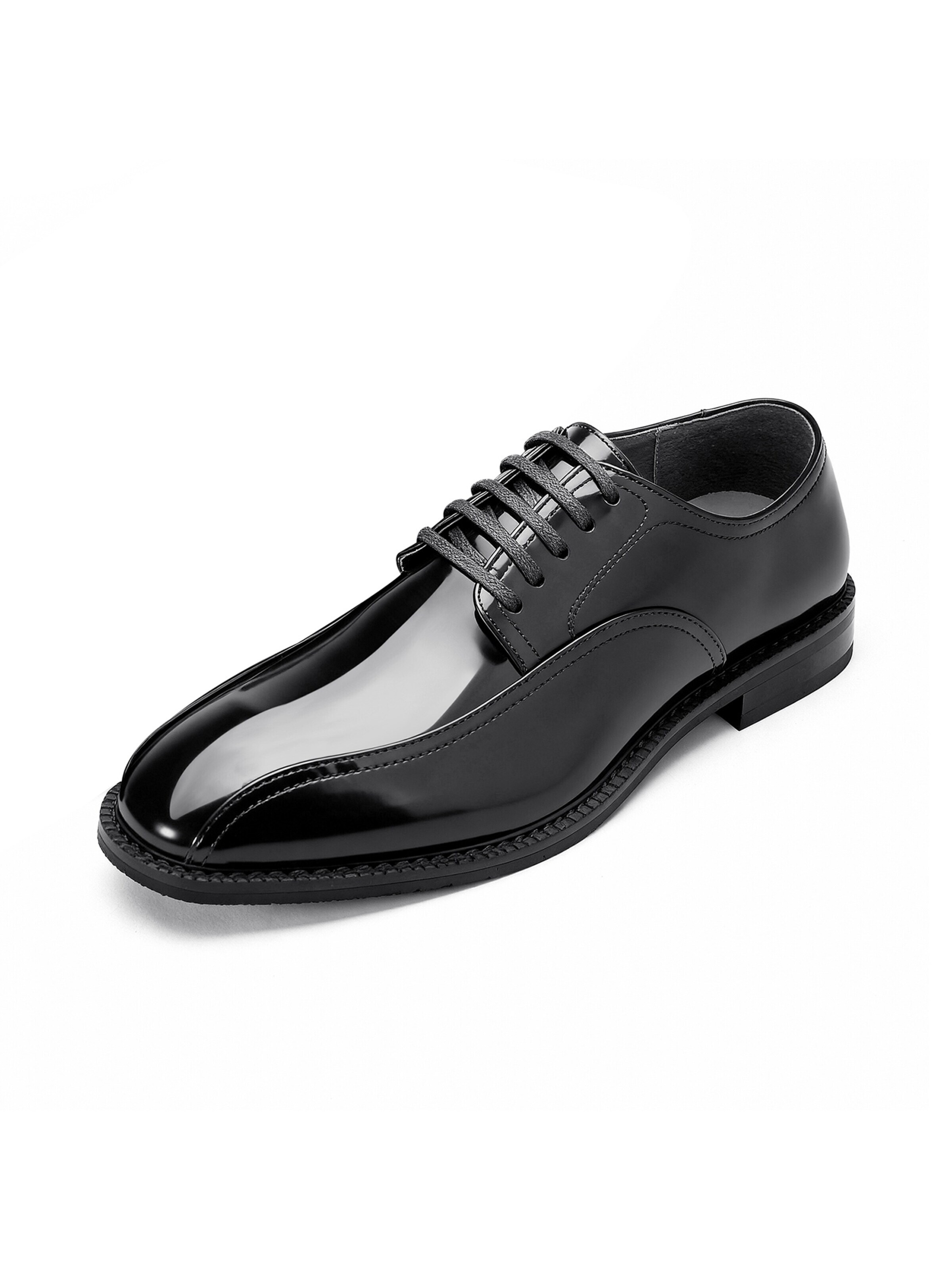 ALLTHEMEN Lace-Up Shoes 'Schwebe' in Black: front