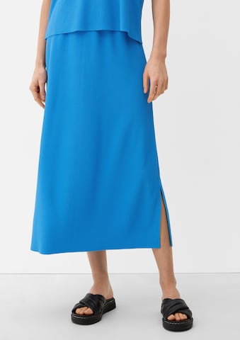 s.Oliver Skirt in Blue: front