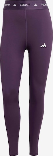 ADIDAS PERFORMANCE Sportske hlače u patlidžan / bijela, Pregled proizvoda