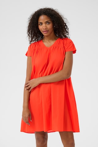 Kaffe - Vestido 'KAthua' em laranja: frente