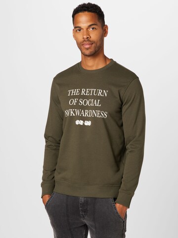 Only & Sons Sweatshirt in Green: front