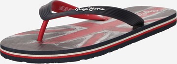 Pepe Jeans Teenslippers 'HAWI' in Blauw: voorkant