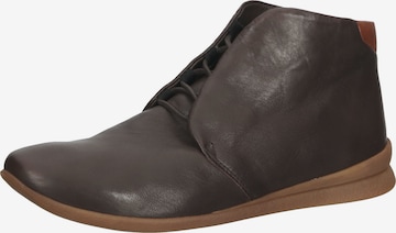 THINK! Lace-Up Ankle Boots in Brown: front