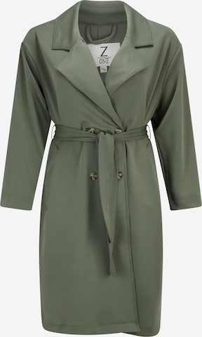 Z-One Between-Seasons Coat 'Kya' in Green: front