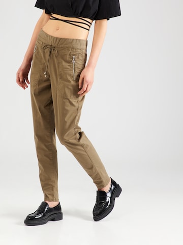 Regular Pantalon 'EASY' MAC en vert : devant