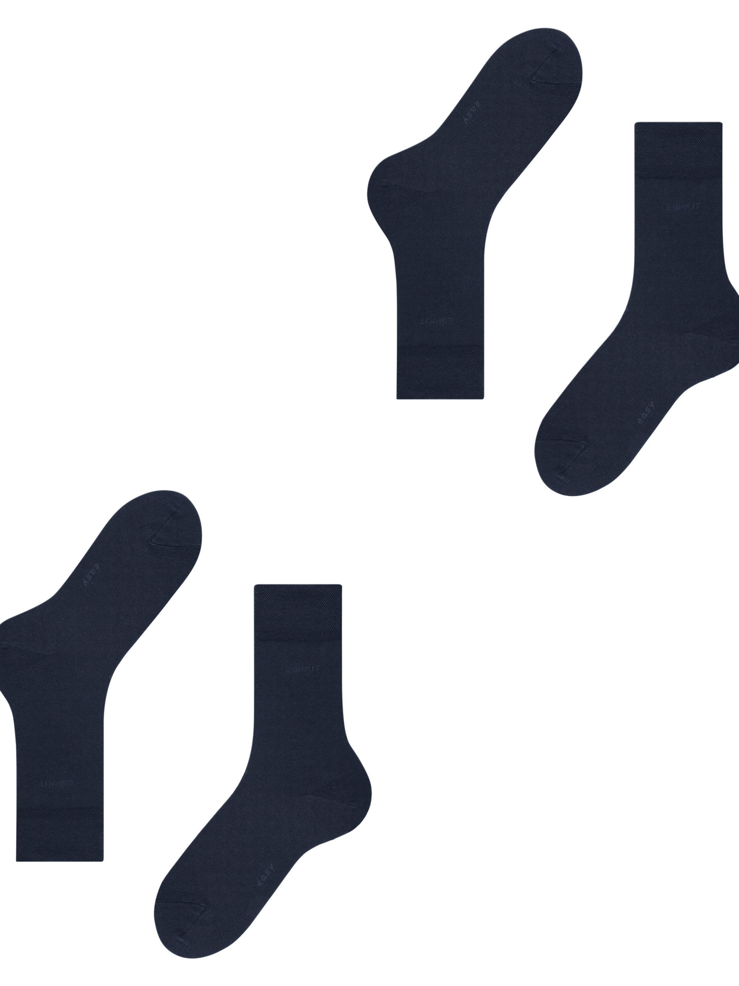 ESPRIT Socks 'Basic Easy 2-Pack' in Blue