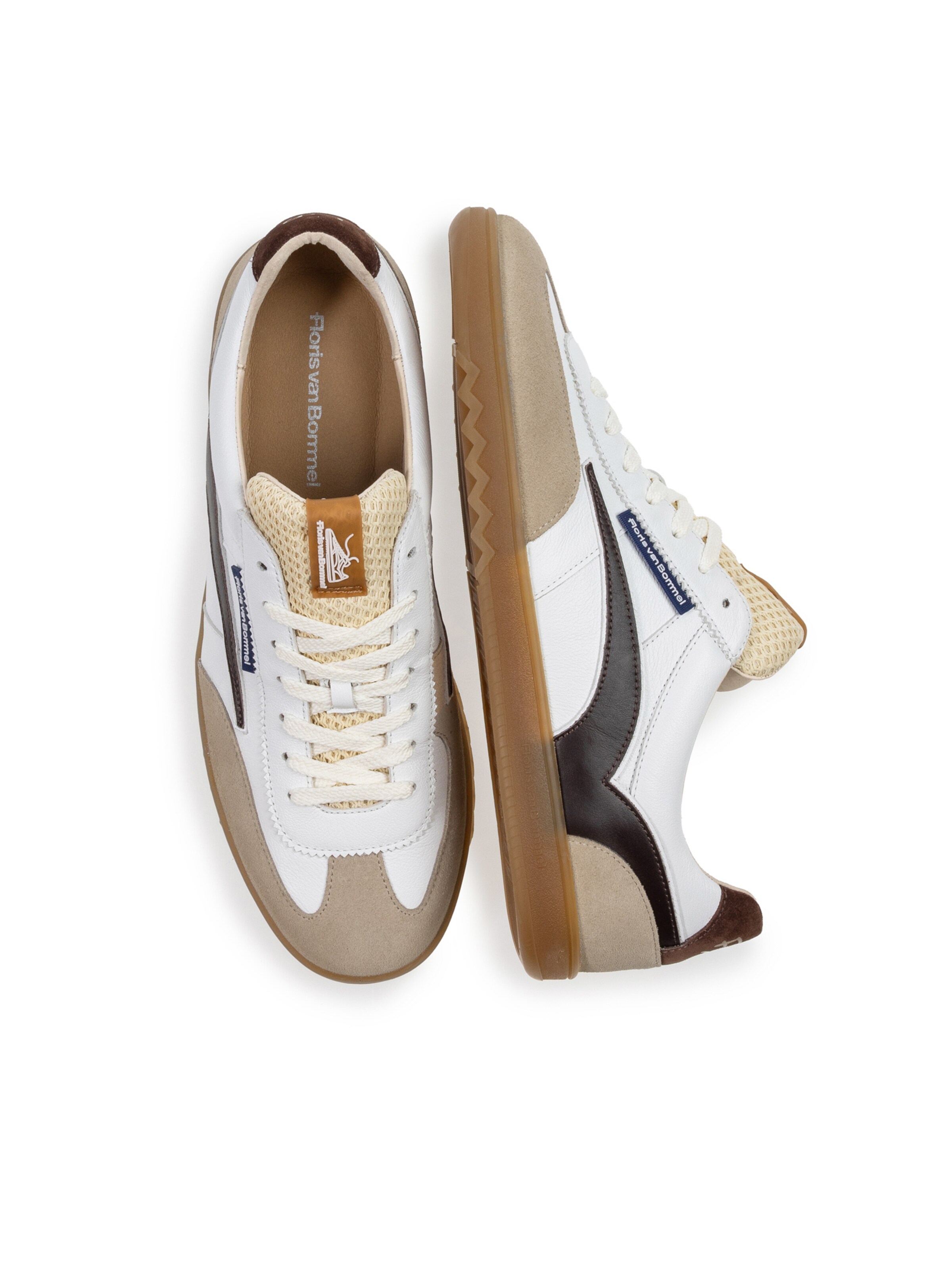 Sneaker bassa 'De Zaler 01' di Floris van Bommel in marrone