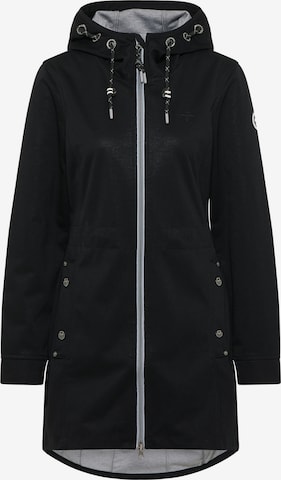 Schmuddelwedda Toiminnallinen takki 'Kianna' värissä musta: edessä