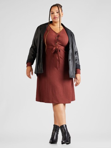 ABOUT YOU Curvy Dress 'Martha' in Brown