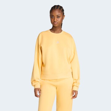 ADIDAS SPORTSWEAR Athletic Sweatshirt in Yellow: front