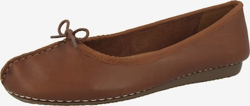 Ballerines 'Freckle Ice' CLARKS en marron : devant
