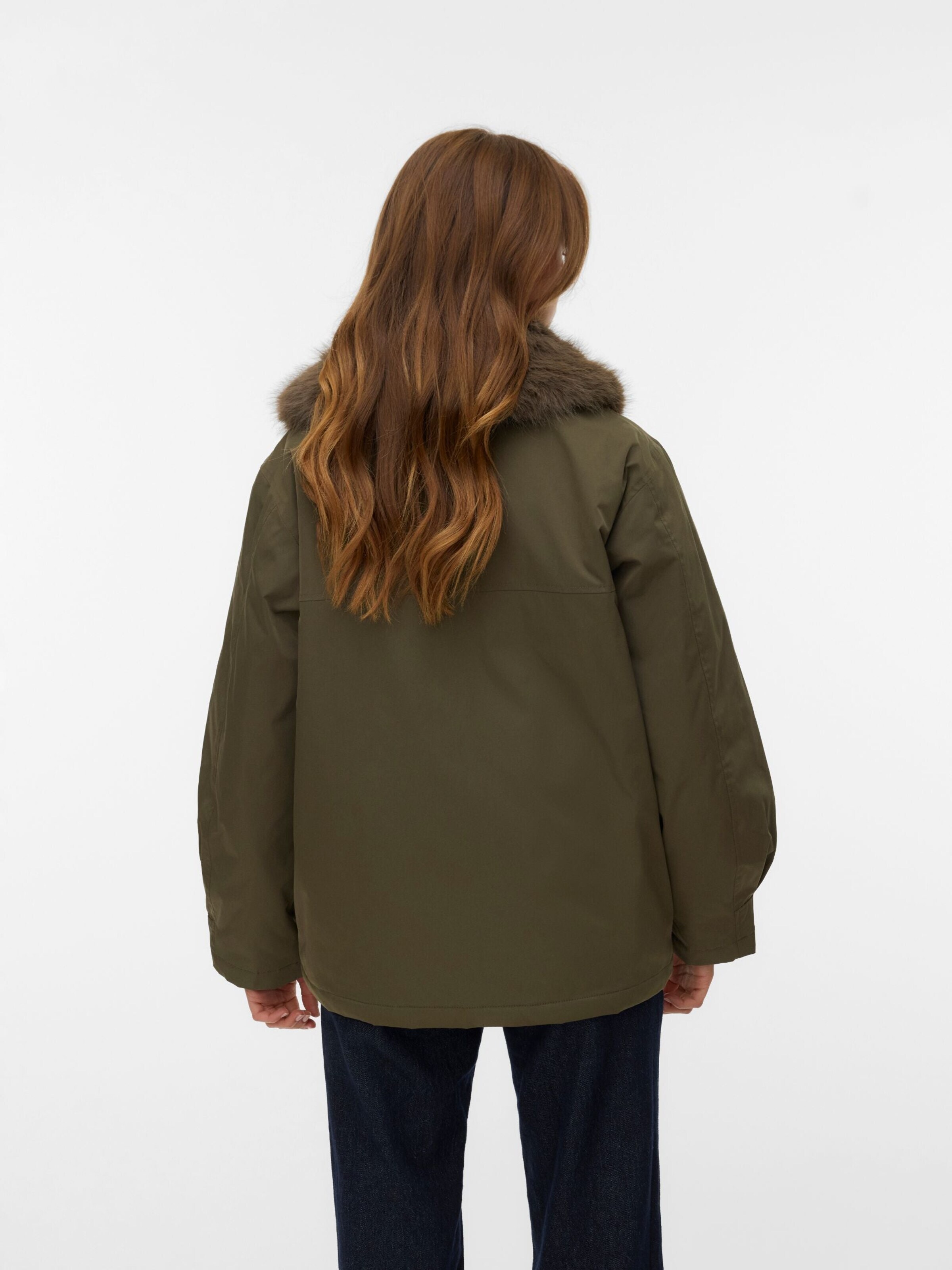 Manteau d’hiver '10333552' VERO MODA en vert