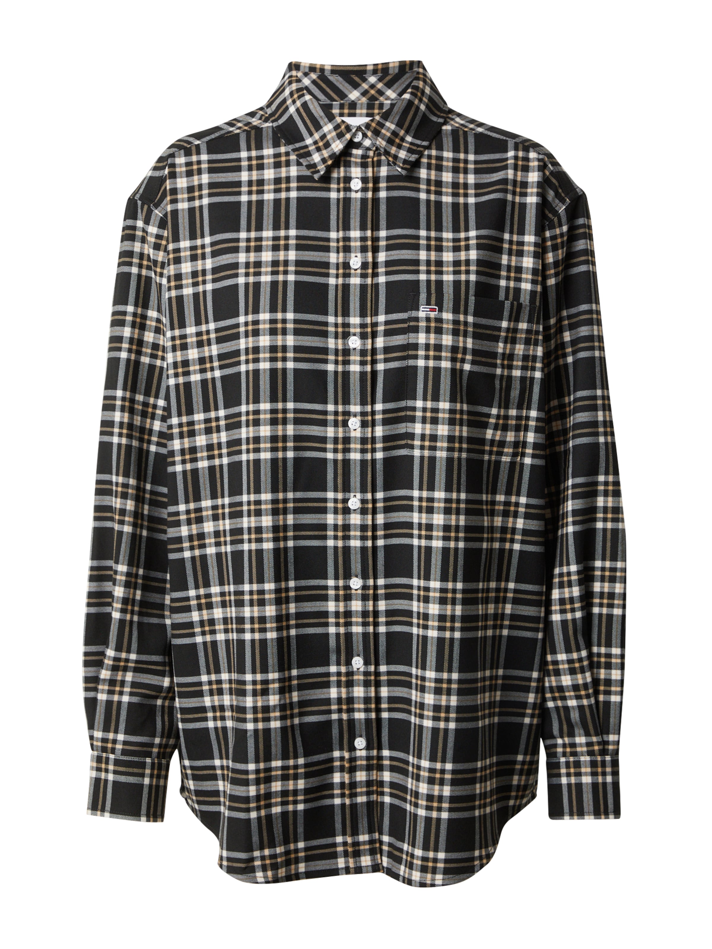 Tommy Jeans Blouse in Black: front