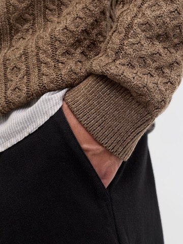 JACK & JONES Pullover in Braun