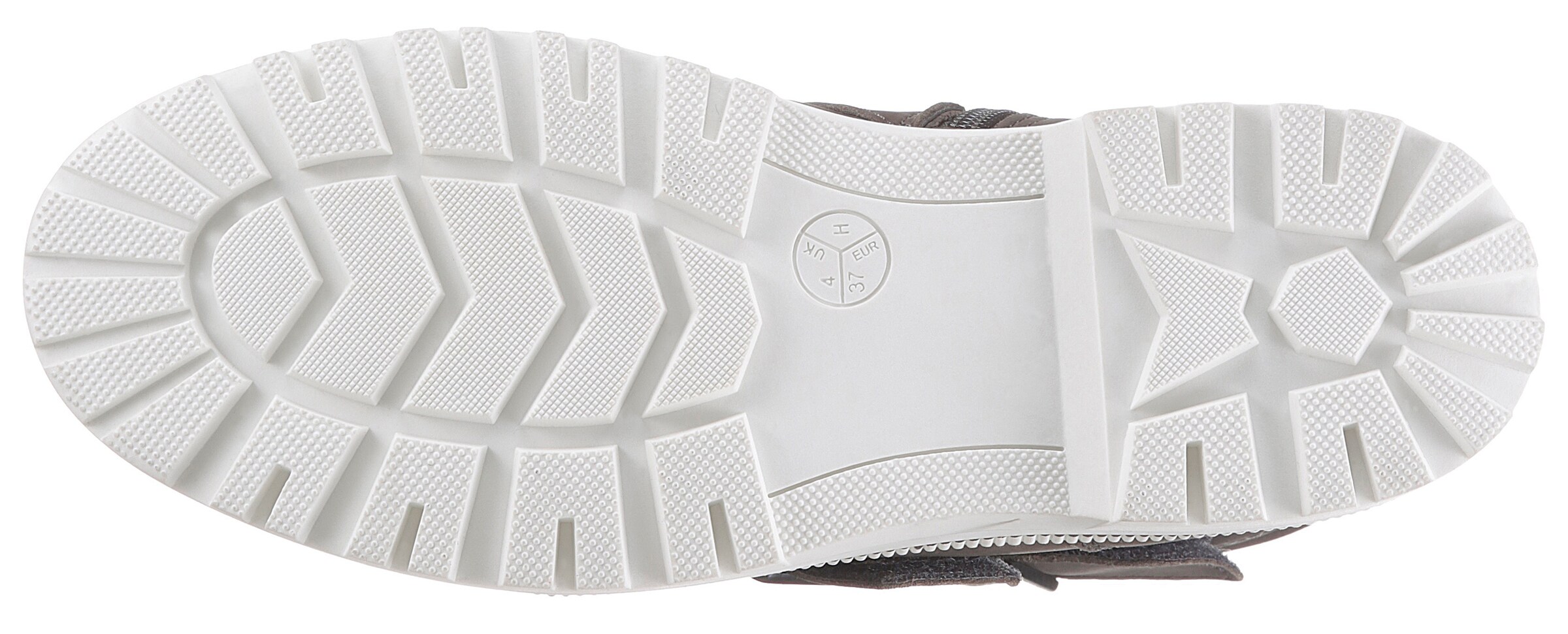 JANA Schnürstiefelette 'Sitane' in Grau