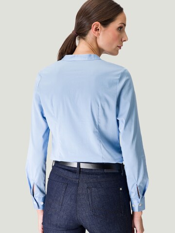 zero Bluse im Business-Look in Blau