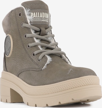 Palladium Schnürstiefel 'Pallarise' in Beige: Vorderseite