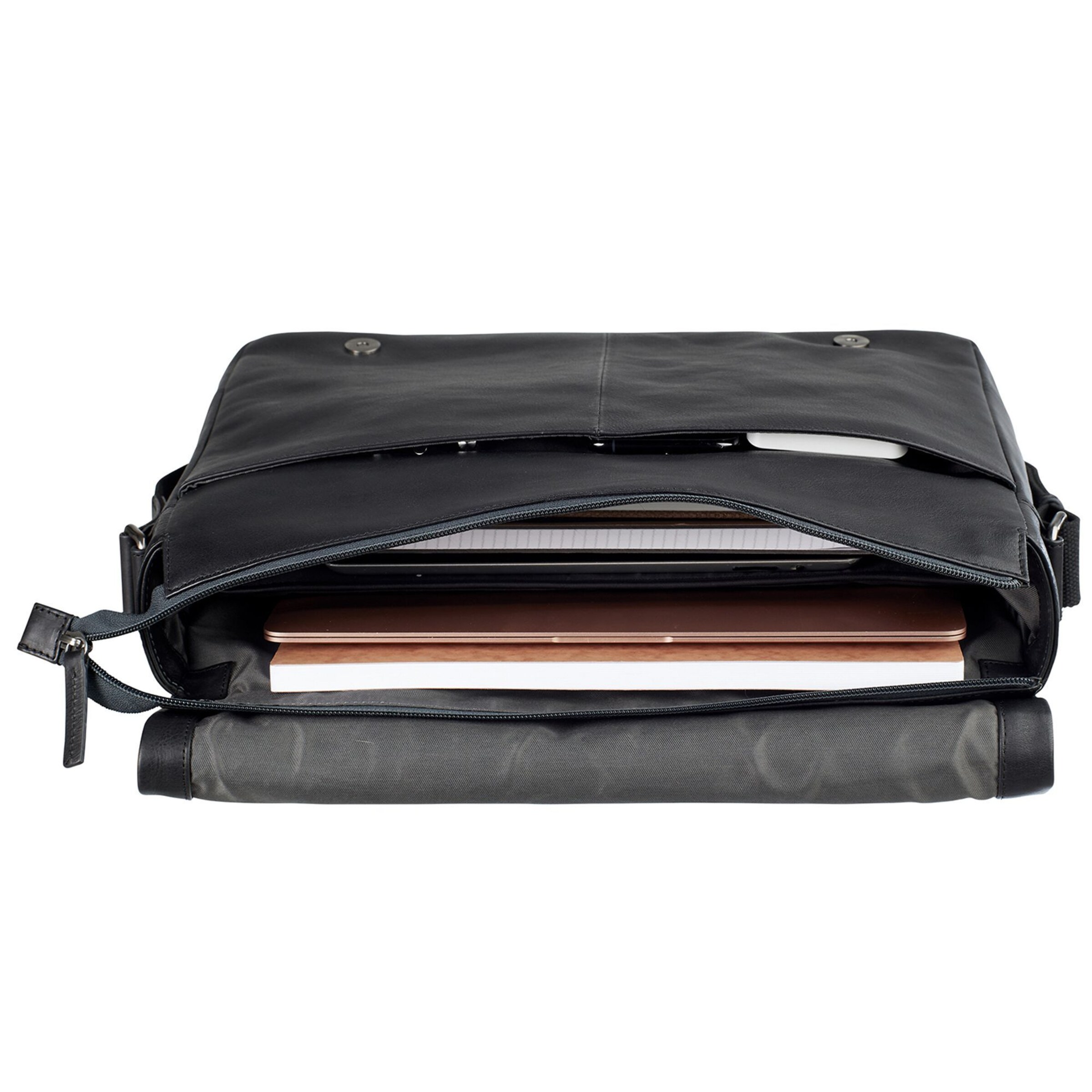 LEONHARD HEYDEN Document bag in Black