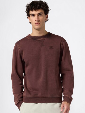 Champion Authentic Athletic Apparel Mikina - Hnedá: predná strana