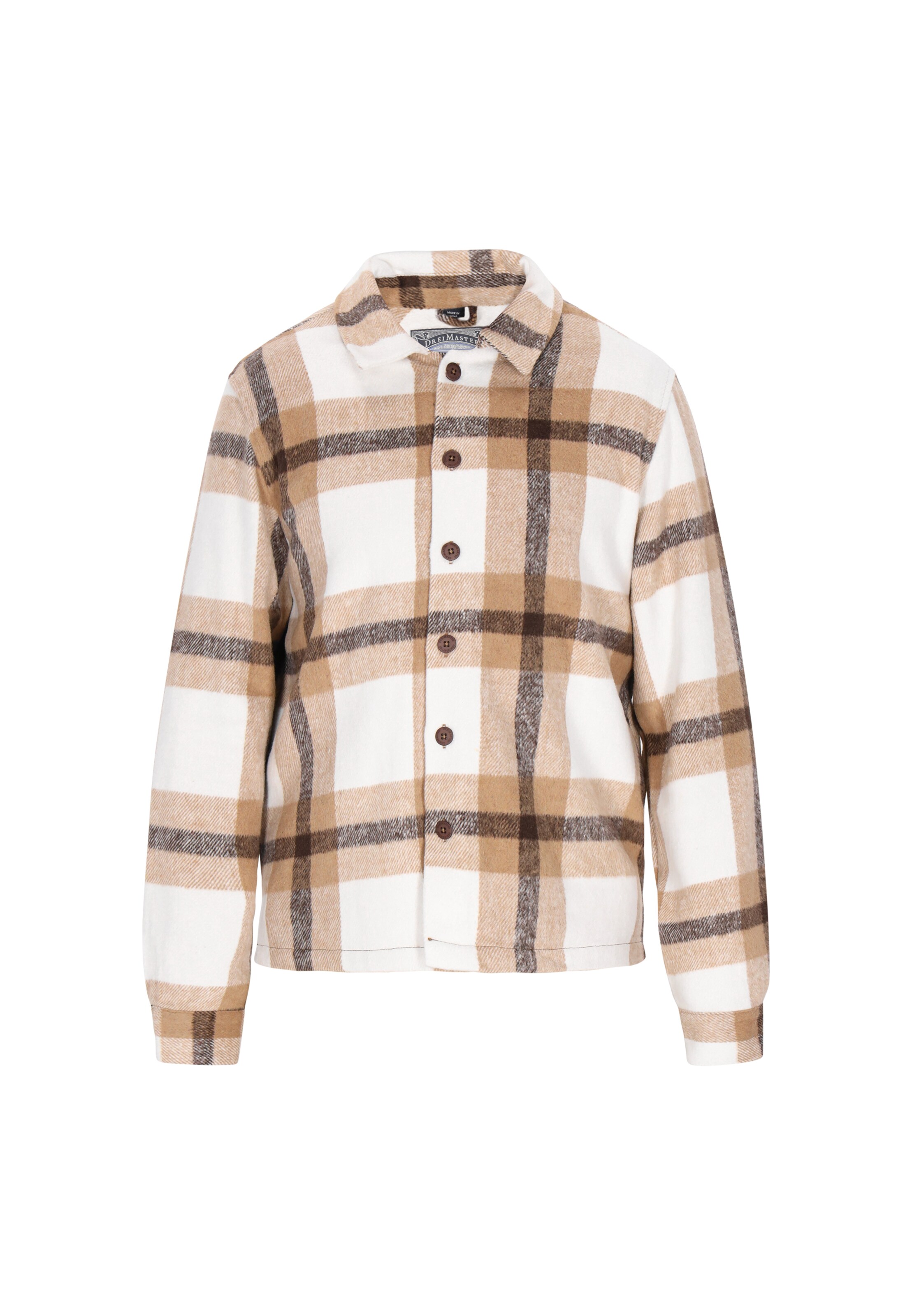 DreiMaster Vintage - Ajuste regular Camisa en beige: frente