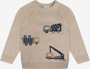 Hust & Claire Neulepaita 'Pelle Trucks' värissä beige: etupuoli