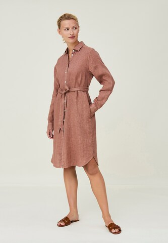 Lexington Shirt Dress 'Isa' in Brown