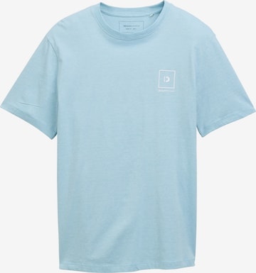 TOM TAILOR DENIM Majica | modra barva: sprednja stran