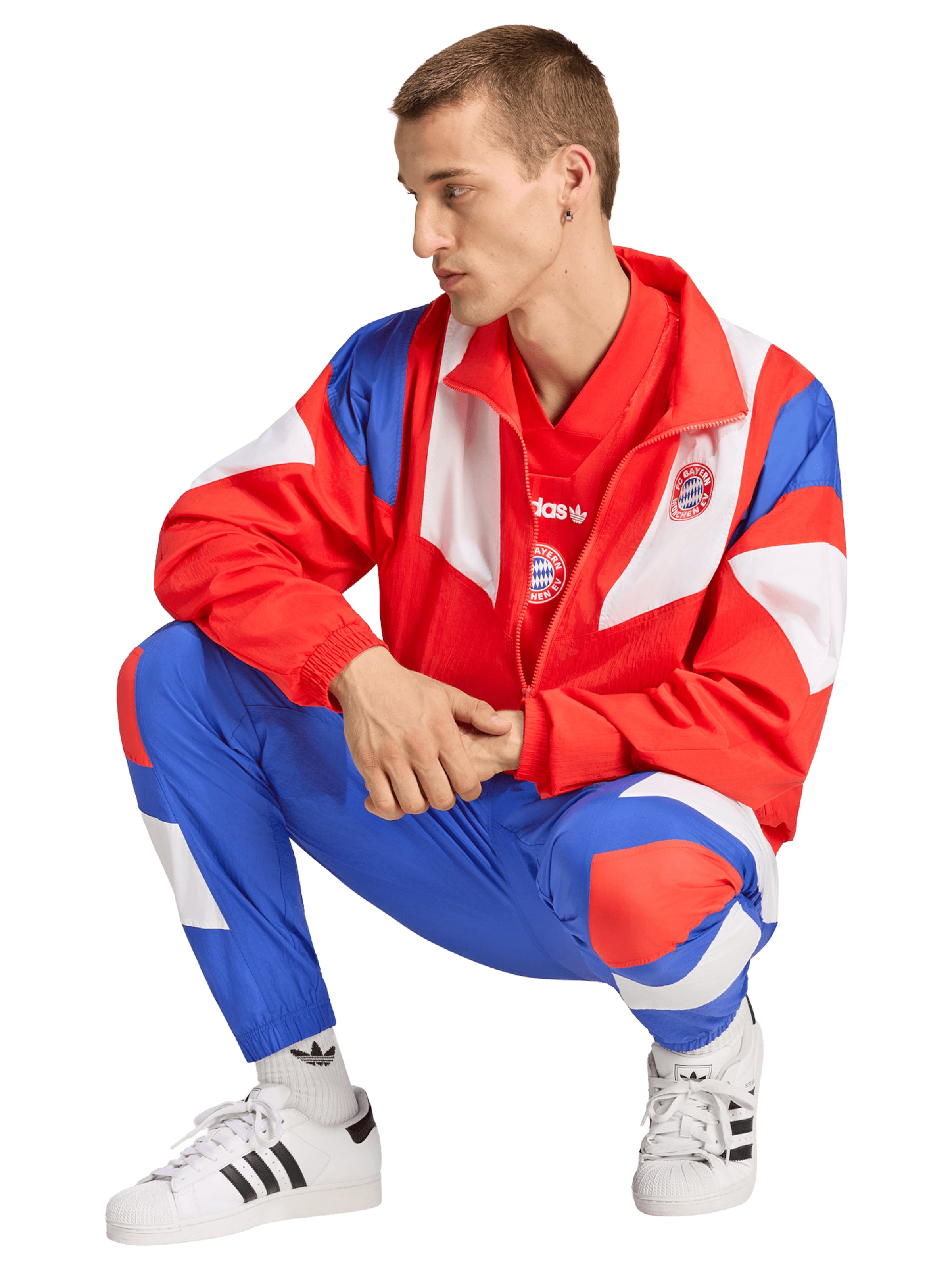 ADIDAS ORIGINALS regular Παντελόνι φόρμας 'FC Bayern' σε μπλε