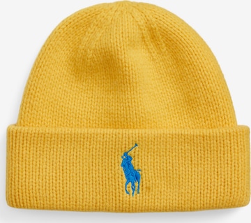 Bonnet Polo Ralph Lauren en jaune : devant